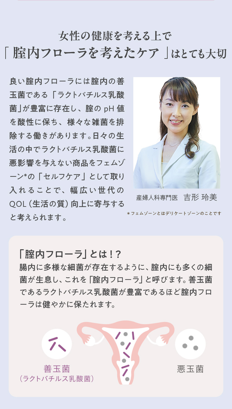 女性の体を守る女性ホルモンについて知り正しいセルフケアを。